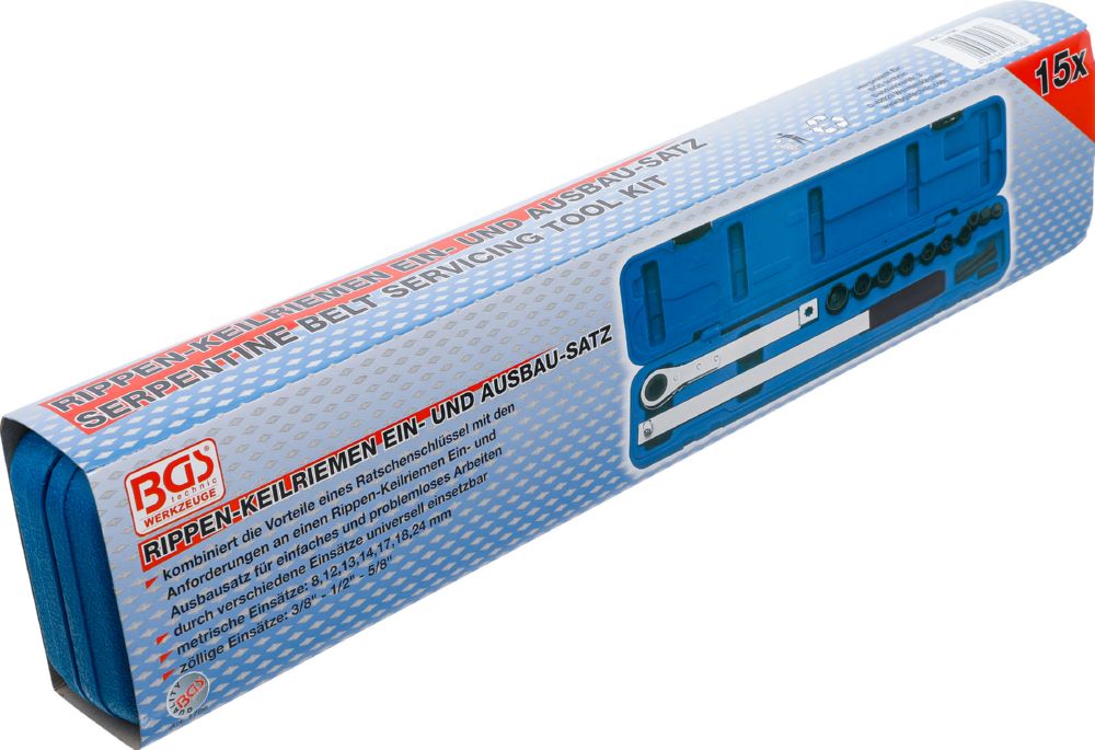 Produktbild BGS Rippen Keilriemen Ein- und Ausbau-Satz 10 mm 3/8 Zoll + 12,5 mm 1/2 Zoll bild 6
