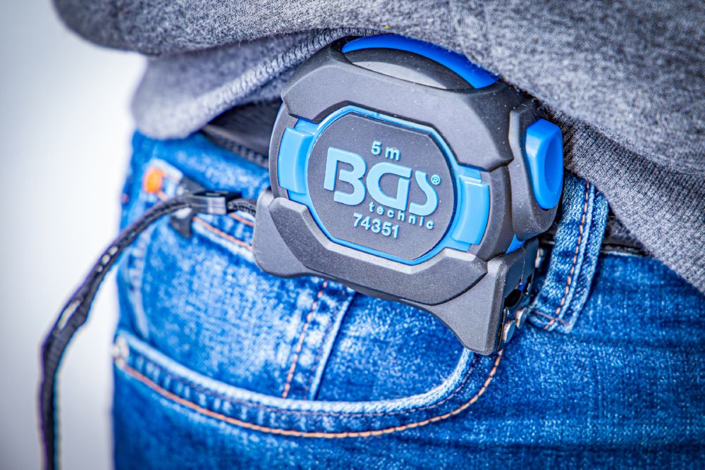 Produktbild BGS Rollbandmaß 19 mm x 5 m Blau / Schwarz bild 4