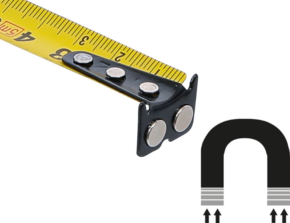 Produktbild BGS Rollbandmaß 19 mm x 5 m Blau / Schwarz bild 5