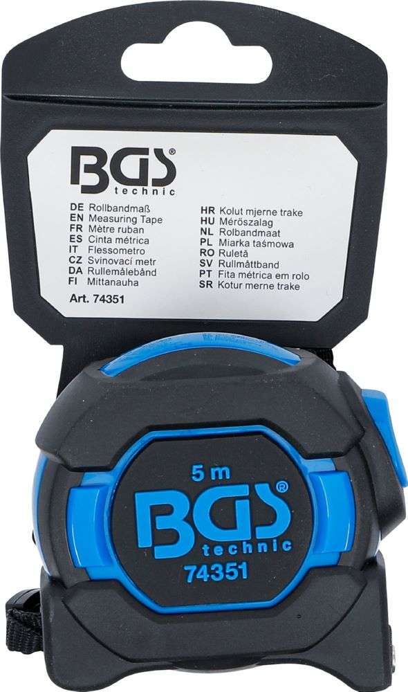 Produktbild BGS Rollbandmaß 19 mm x 5 m Blau / Schwarz bild 8