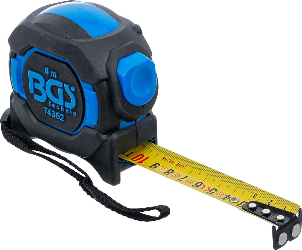 Produktbild BGS Rollbandmaß 25 mm x 8 m Blau / Schwarz