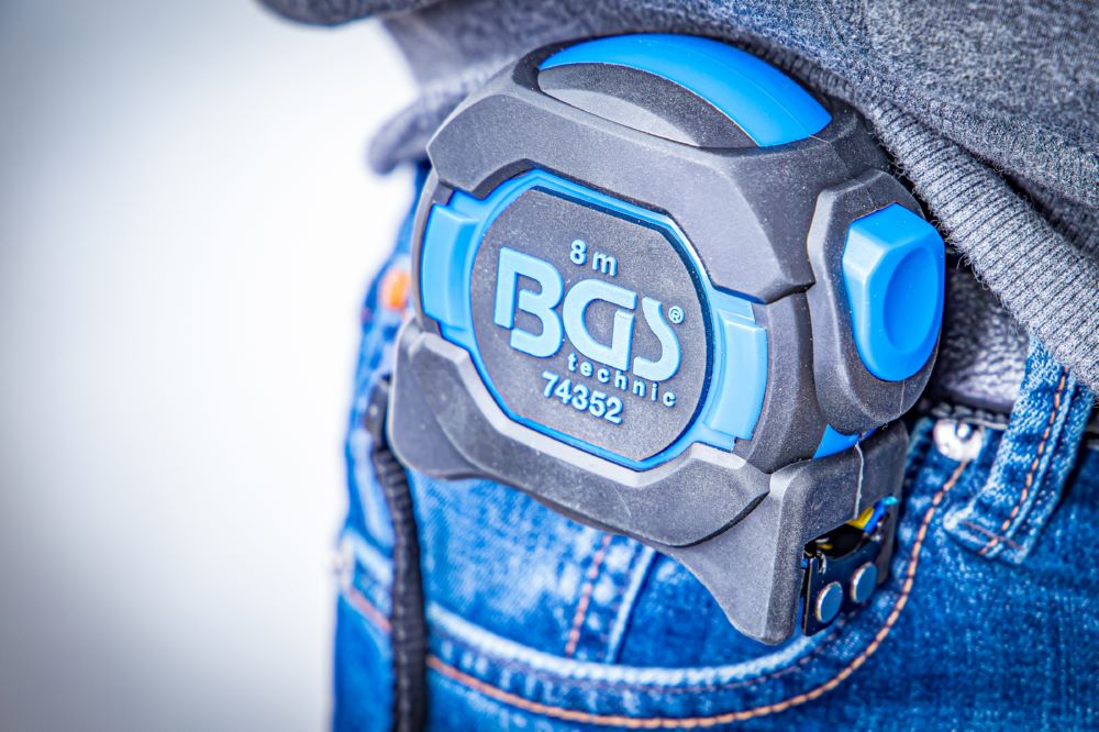 Produktbild BGS Rollbandmaß 25 mm x 8 m Blau / Schwarz bild 4
