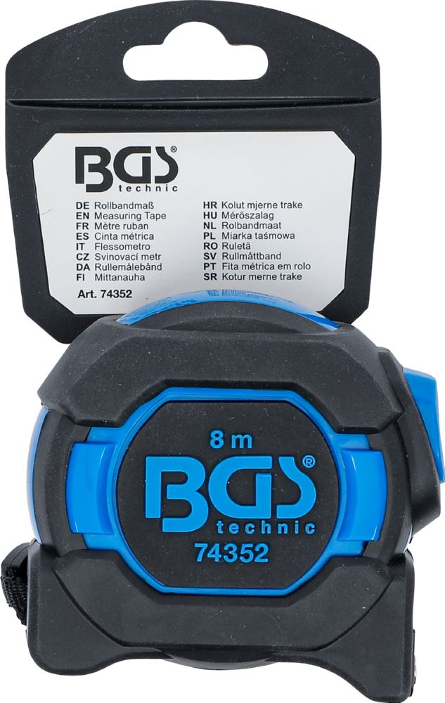Produktbild BGS Rollbandmaß 25 mm x 8 m Blau / Schwarz bild 8