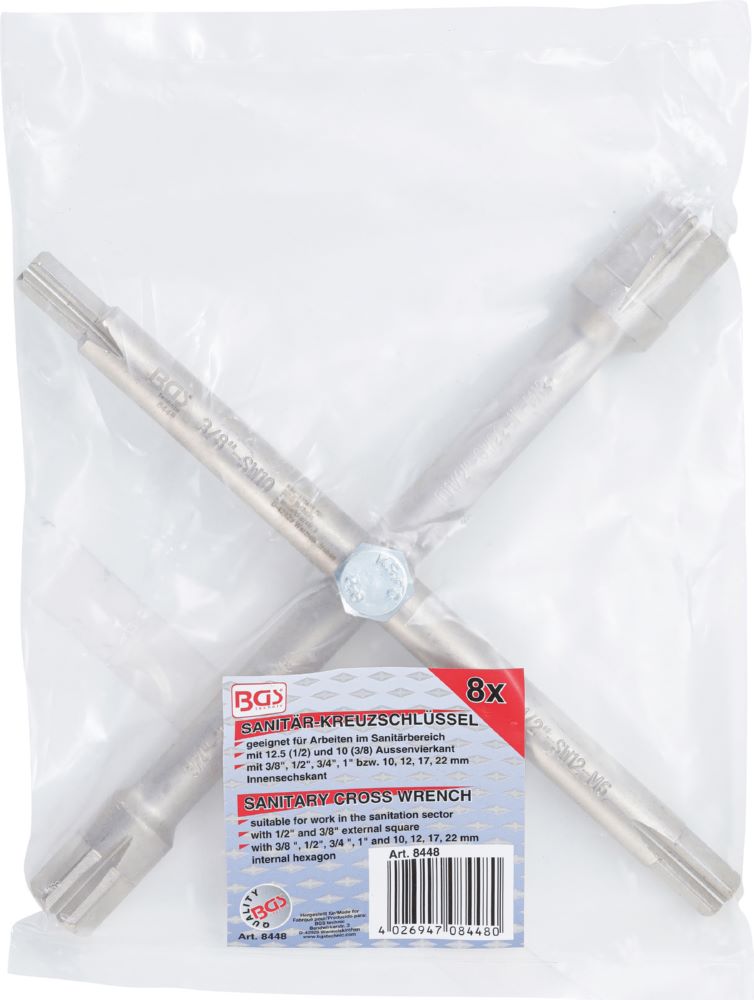 Produktbild Sanitär Kreuzschlüssel bild 2
