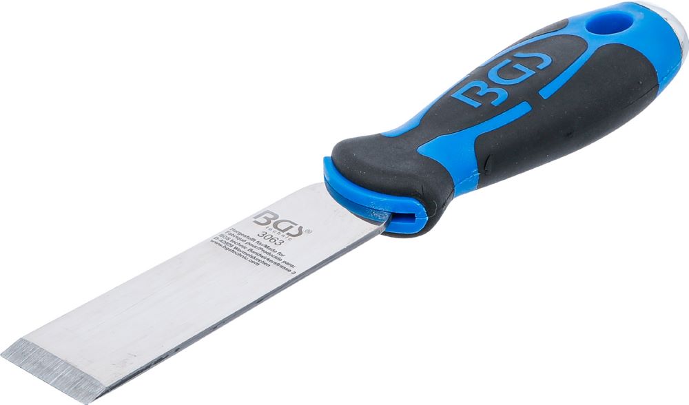 Produktbild BGS Schaber rostfrei schwerer 2 Komponenten-Gummigriff mit Loch