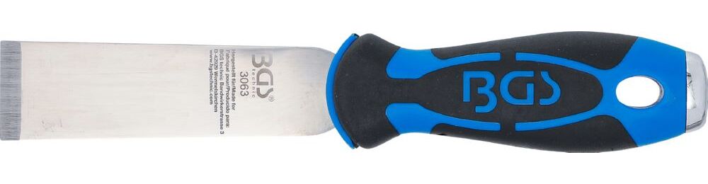 Produktbild BGS Schaber rostfrei schwerer 2 Komponenten-Gummigriff mit Loch bild 3