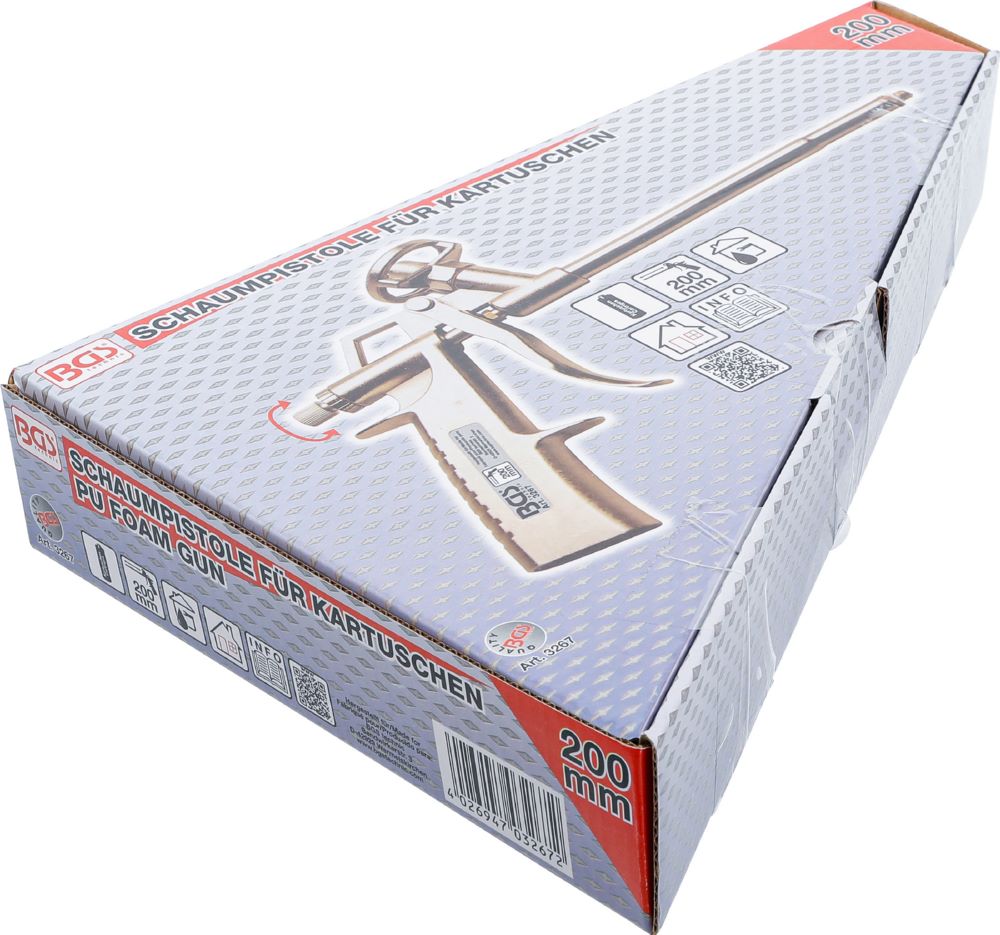 Produktbild BGS Schaumpistole für Kartuschen Rohrlänge 200 mm bild 5