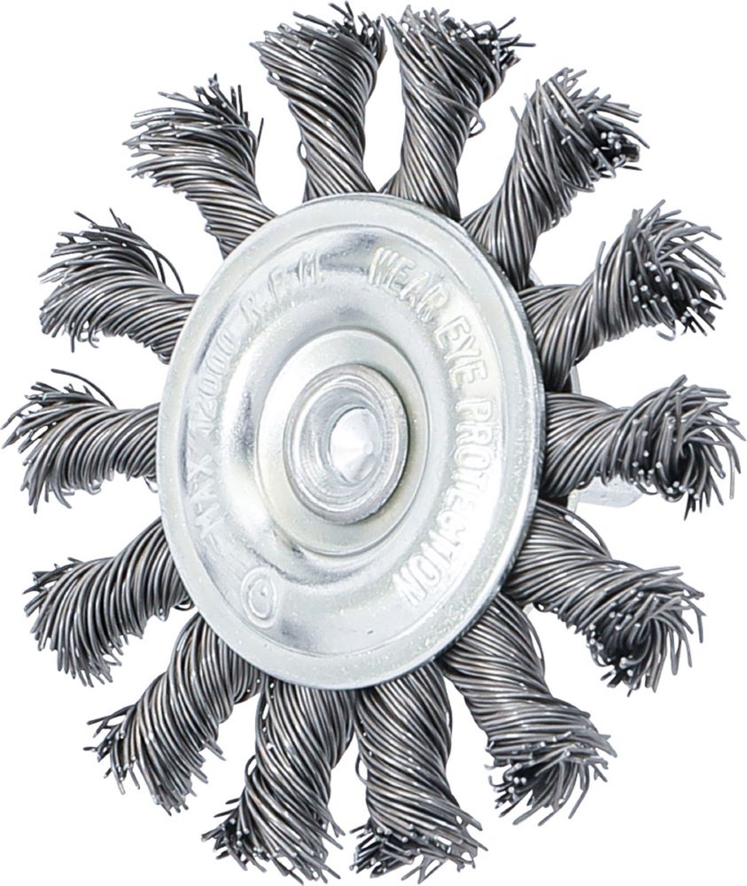 Produktbild Scheibenbürste Antriebswelle 6 mm gezopft Durchmesser 75 mm bild 2