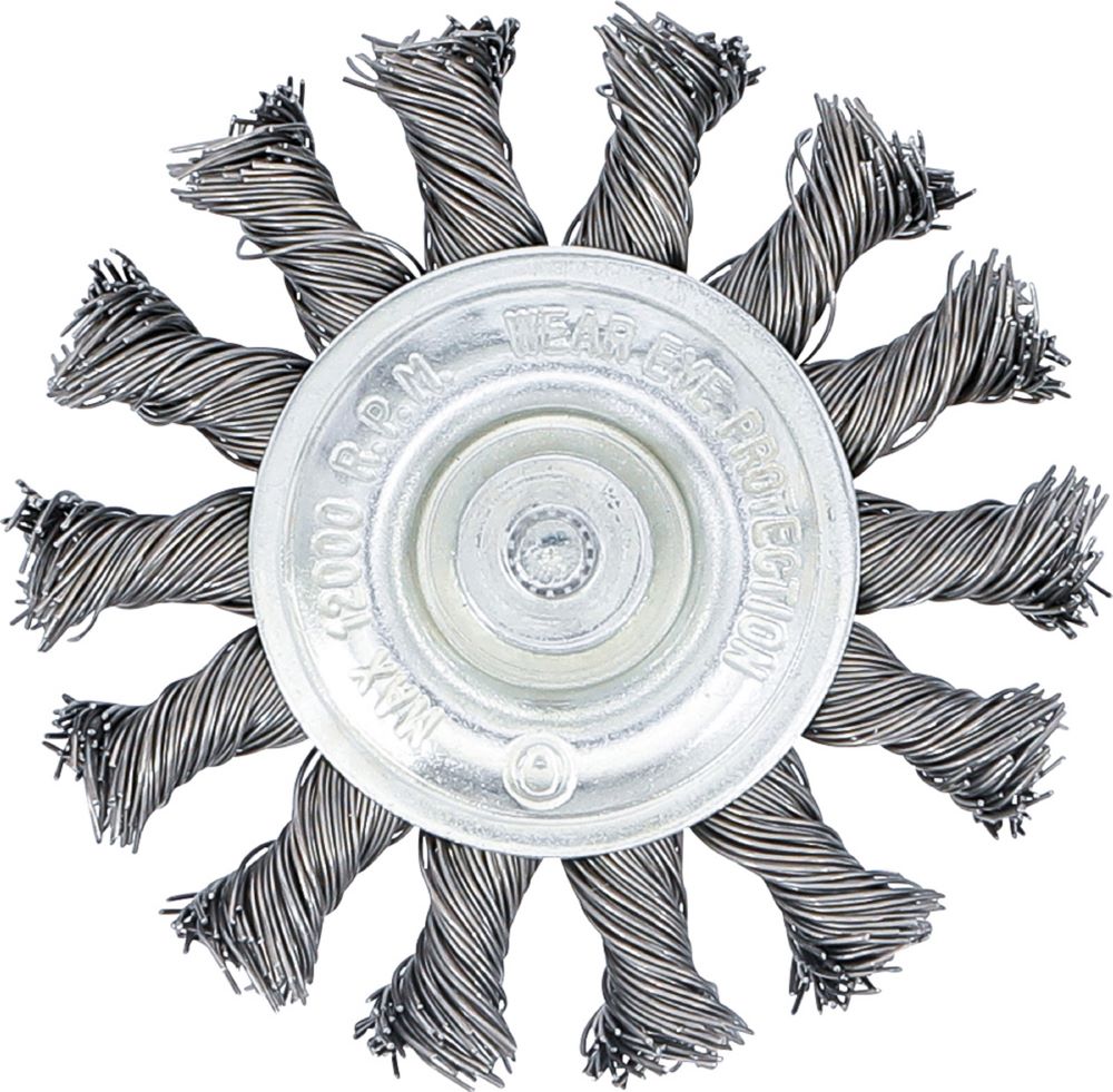 Produktbild Scheibenbürste Antriebswelle 6 mm gezopft Durchmesser 75 mm bild 4