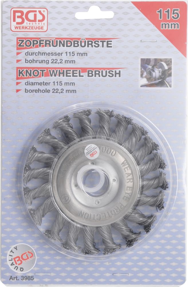 Produktbild Scheibenbürste Zopfrundbürste Durchmesser 115 mm bild 3