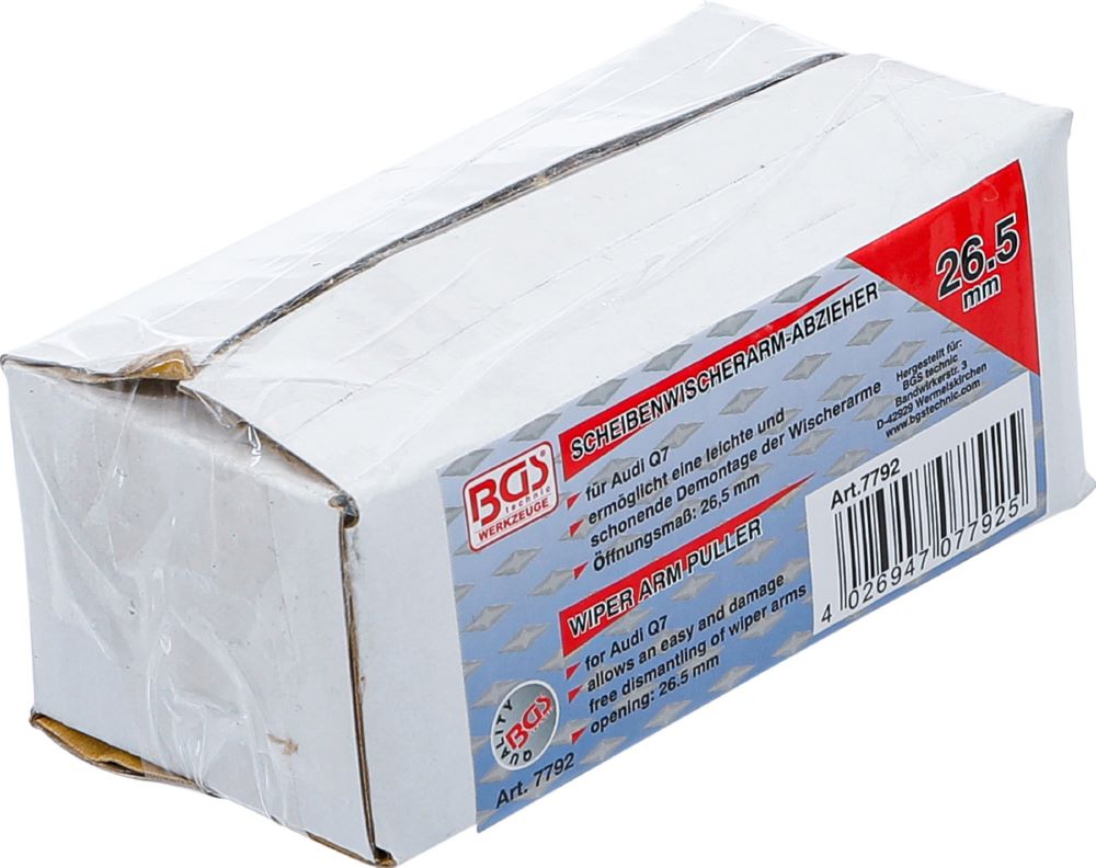 Produktbild BGS Scheibenwischerarm Abzieher 26,5 mm für Audi Q7 bild 4