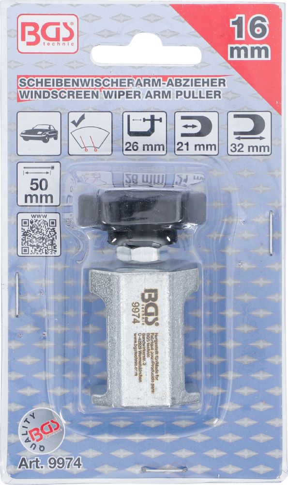 Produktbild BGS Scheibenwischerarm Abzieher 16 mm bild 4