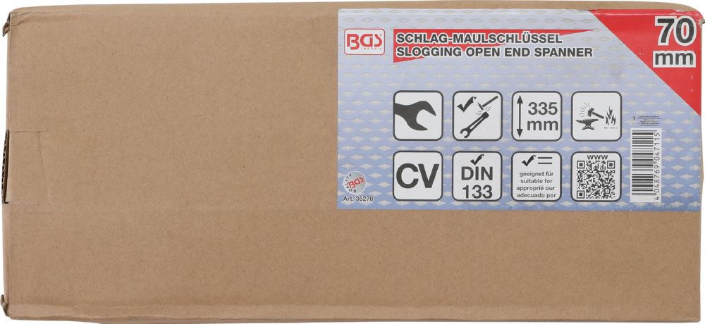 Produktbild BGS Schlag Maulschlüssel 70 mm bild 2