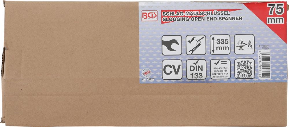 Produktbild BGS Schlag Maulschlüssel 75 mm bild 2
