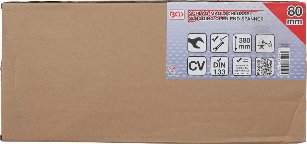 Produktbild BGS Schlag Maulschlüssel 80 mm bild 2