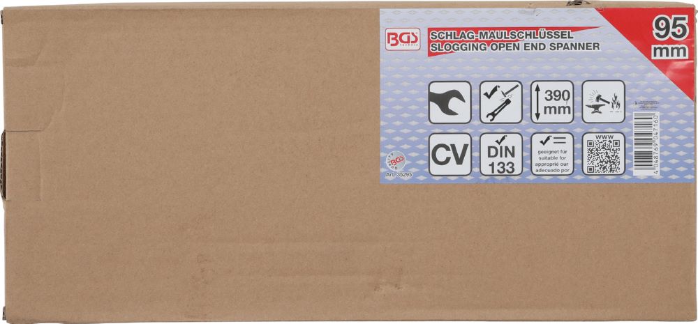 Produktbild BGS Schlag Maulschlüssel 95 mm bild 2