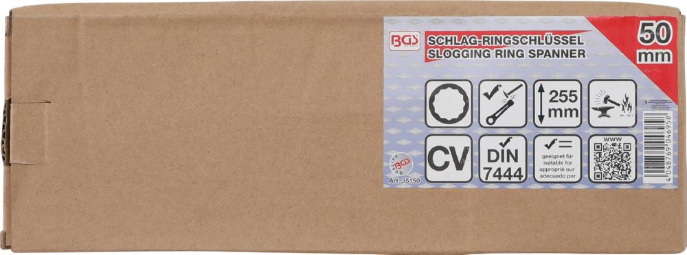 Produktbild BGS Schlag Ringschlüssel 50 mm bild 2