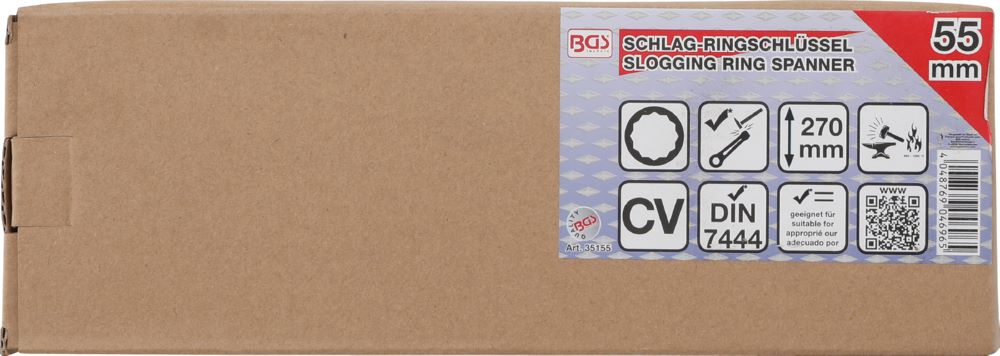 Produktbild BGS Schlag Ringschlüssel 55 mm bild 2