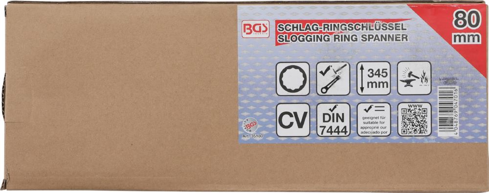 Produktbild BGS Schlag Ringschlüssel 80 mm bild 2