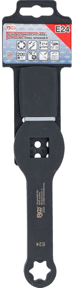 Produktbild BGS Schlag Ringschlüssel E24 E-Profil für Torx mit 2 Schlagflächen bild 2