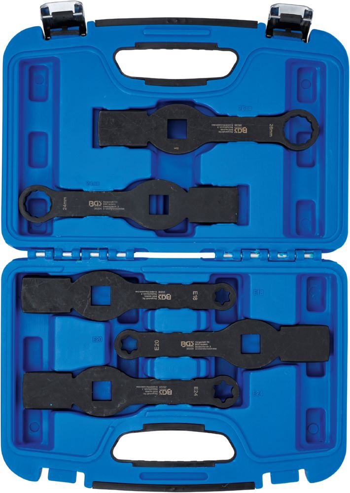 Produktbild BGS Schlag Ringschlüssel Satz Zwölfkant E-Profil 5 teilig Torx bild 4