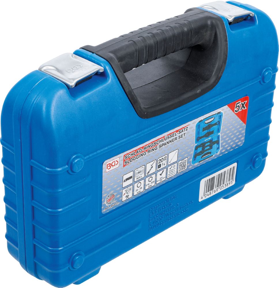 Produktbild BGS Schlag Ringschlüssel Satz Zwölfkant E-Profil 5 teilig Torx bild 5