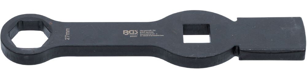 Produktbild BGS Schlag Ringschlüssel 27 mm Sechskant mit 2 Schlagflächen