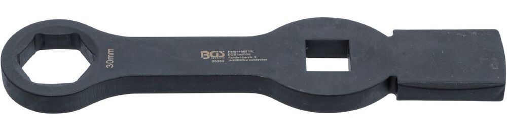 Produktbild BGS Schlag Ringschlüssel 30 mm Sechskant mit 2 Schlagflächen