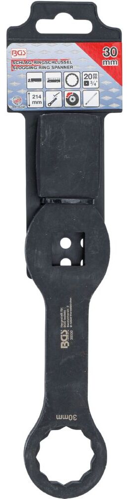 Produktbild BGS Schlag Ringschlüssel 30 Zwölfkant mit 2 Schlagflächen bild 2