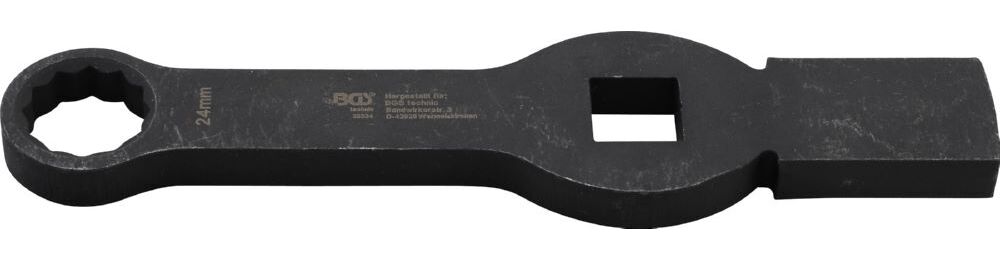 Produktbild BGS Schlag Ringschlüssel 24 mm Zwölfkant mit 2 Schlagflächen