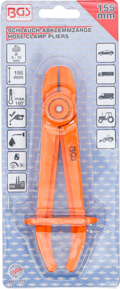 Produktbild BGS Schlauch Abklemmzange 155 mm bild 4