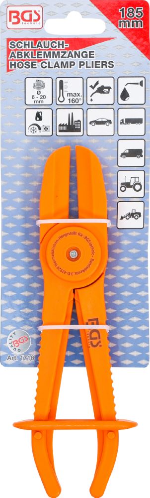 Produktbild BGS Schlauch Abklemmzange 185 mm bild 4