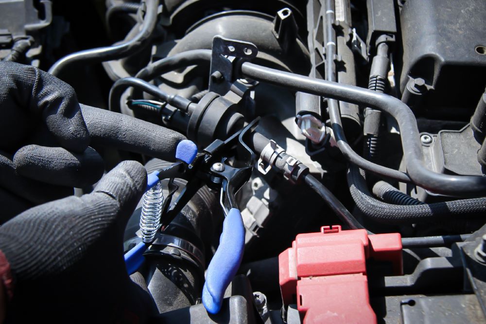 Produktbild BGS Schlauch Abstreifzange arretierbar 202 mm bild 3