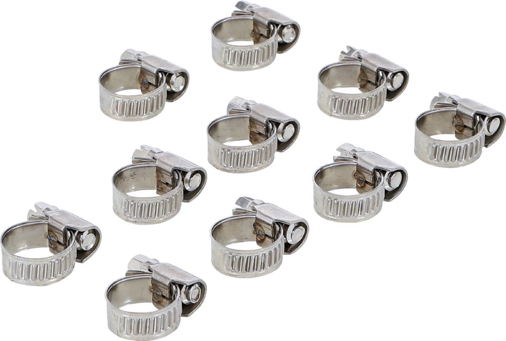 Produktbild Schlauchklemmen rostfrei 10 x 16 mm 10 teilig bild 2