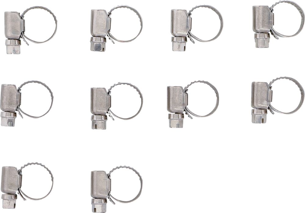 Produktbild Schlauchklemmen rostfrei 10 x 16 mm 10 teilig bild 3