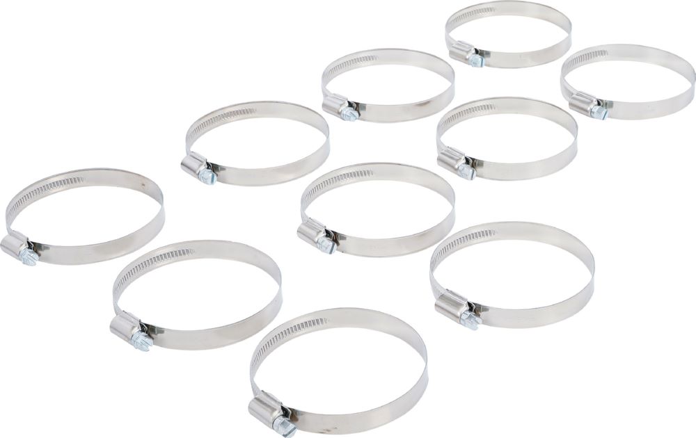Produktbild BGS Schlauchklemmen rostfrei 60 x 80 mm 10 teilig
