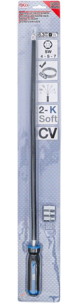 Produktbild Schlauchklemmen Schraubendreher Set 6,3 mm 1/4 Zoll 500 mm bild 5