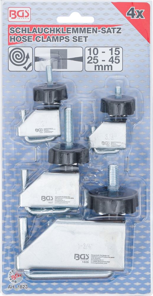 Produktbild BGS Schlauchklemmen Sortiment 4 teilig bild 4