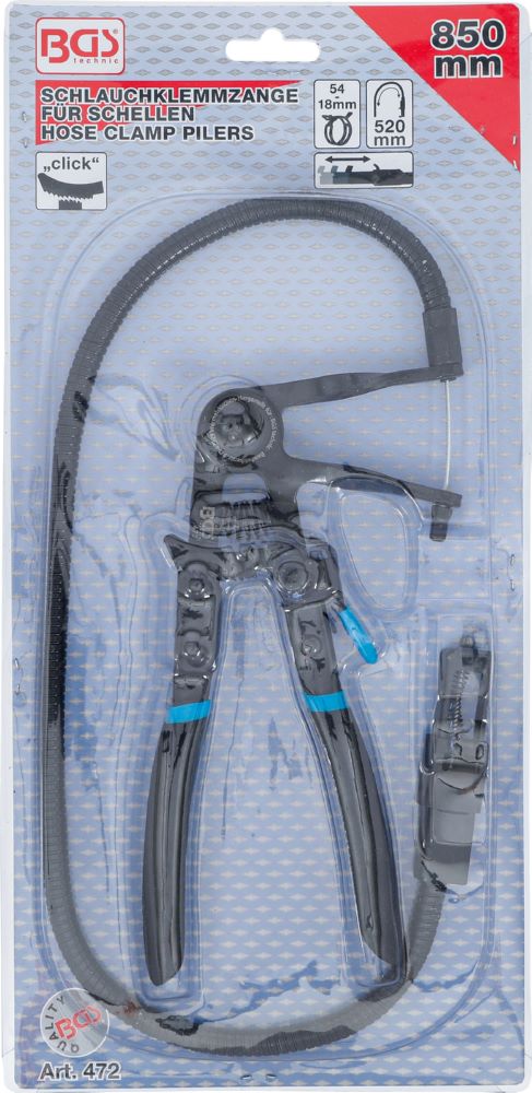 Produktbild BGS Schlauchklemmenzange semi-flexibel 850 mm 18 - 54 mm bild 4