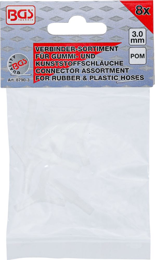 Produktbild Schlauchverbinder Sortimente kraftstoffbeständig 3 mm 8 teilig bild 4