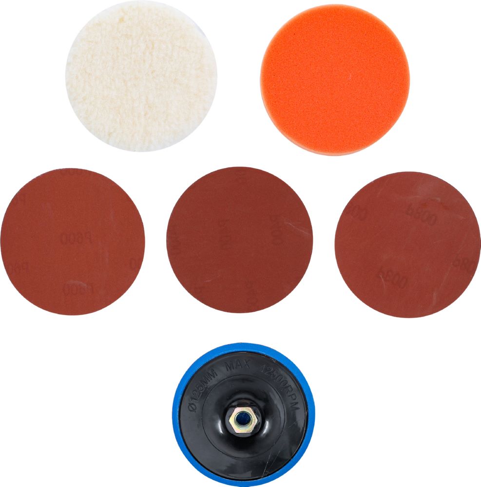Produktbild Schleif und Polierscheiben Satz Durchmesser 125 mm bild 2