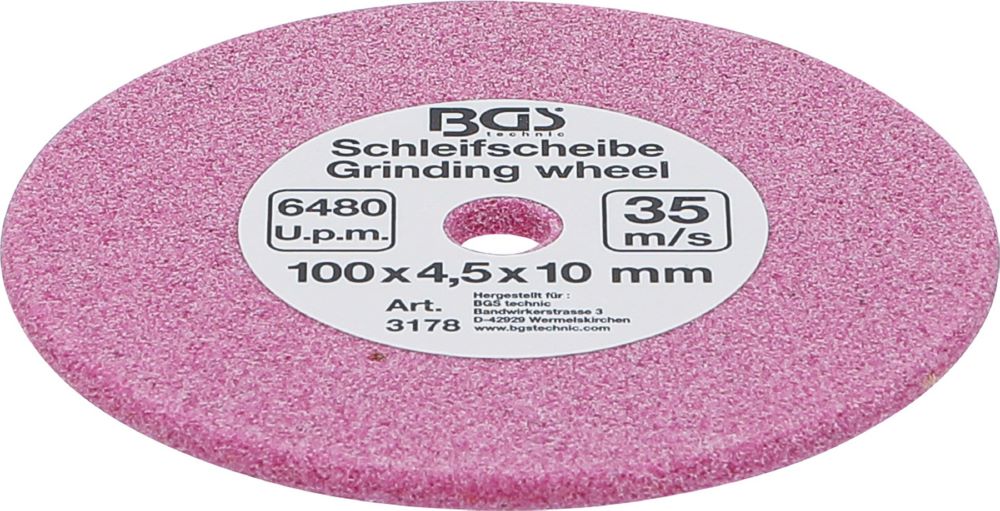 Produktbild Schleifscheibe für Artikel 3180 Durchmesser 100 x 4,5 x 10 mm bild 2