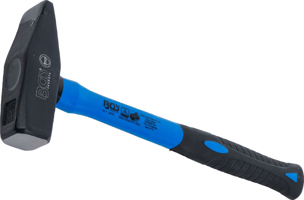 Produktbild BGS Schlosserhammer Fiberglasstiel 1000 gramm DIN 1041 bild 1