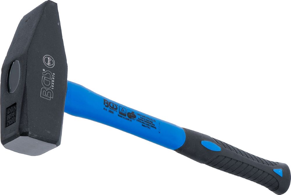 Produktbild BGS Schlosserhammer Fiberglasstiel 2000 gramm DIN 1041 bild 1