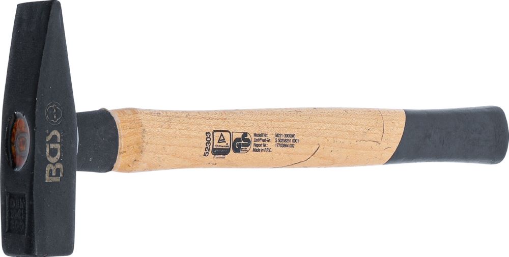 Produktbild BGS Schlosserhammer Hickory Stiel 300 gramm DIN 1041 bild 3