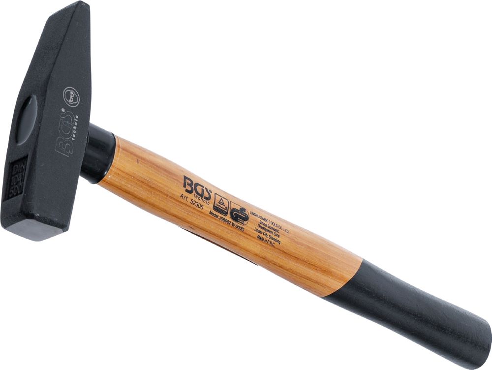Produktbild BGS Schlosserhammer Hickory Stiel 500 gramm DIN 1041