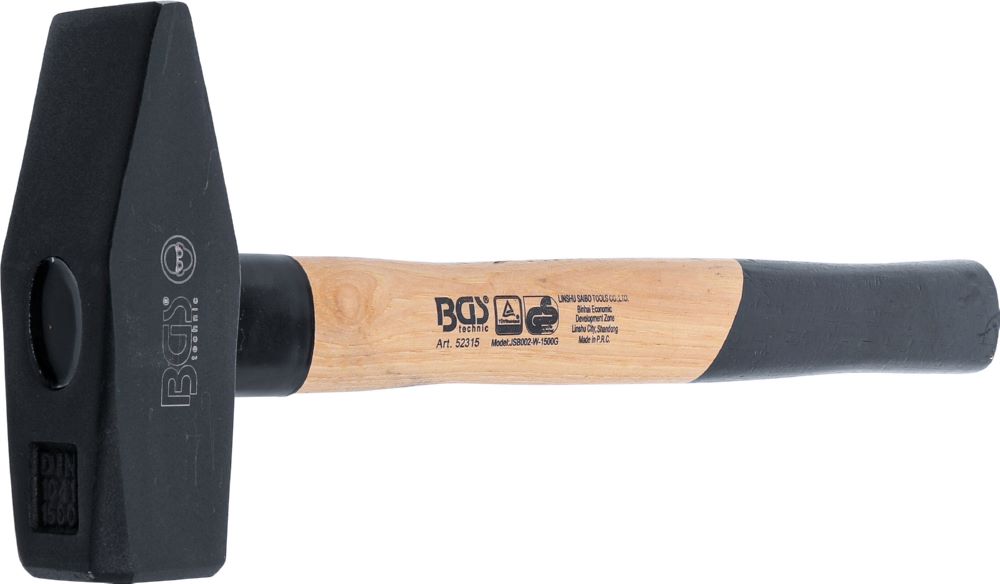 Produktbild BGS Schlosserhammer Hickory Stiel 1500 gramm DIN 1041 bild 3