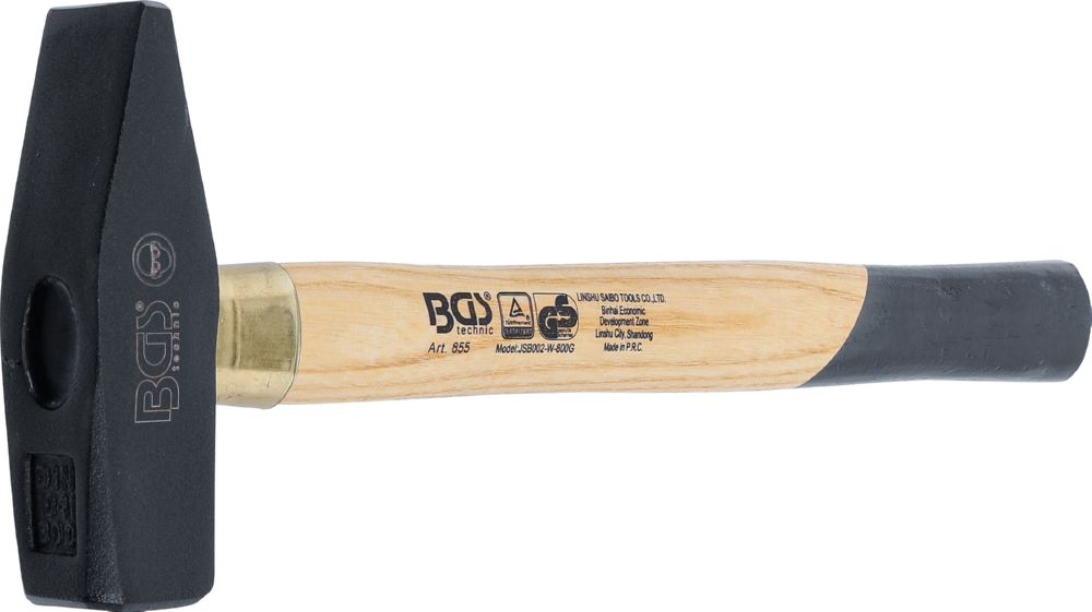 Produktbild BGS Schlosserhammer Holz Stiel 800 gramm DIN 1041 bild 3