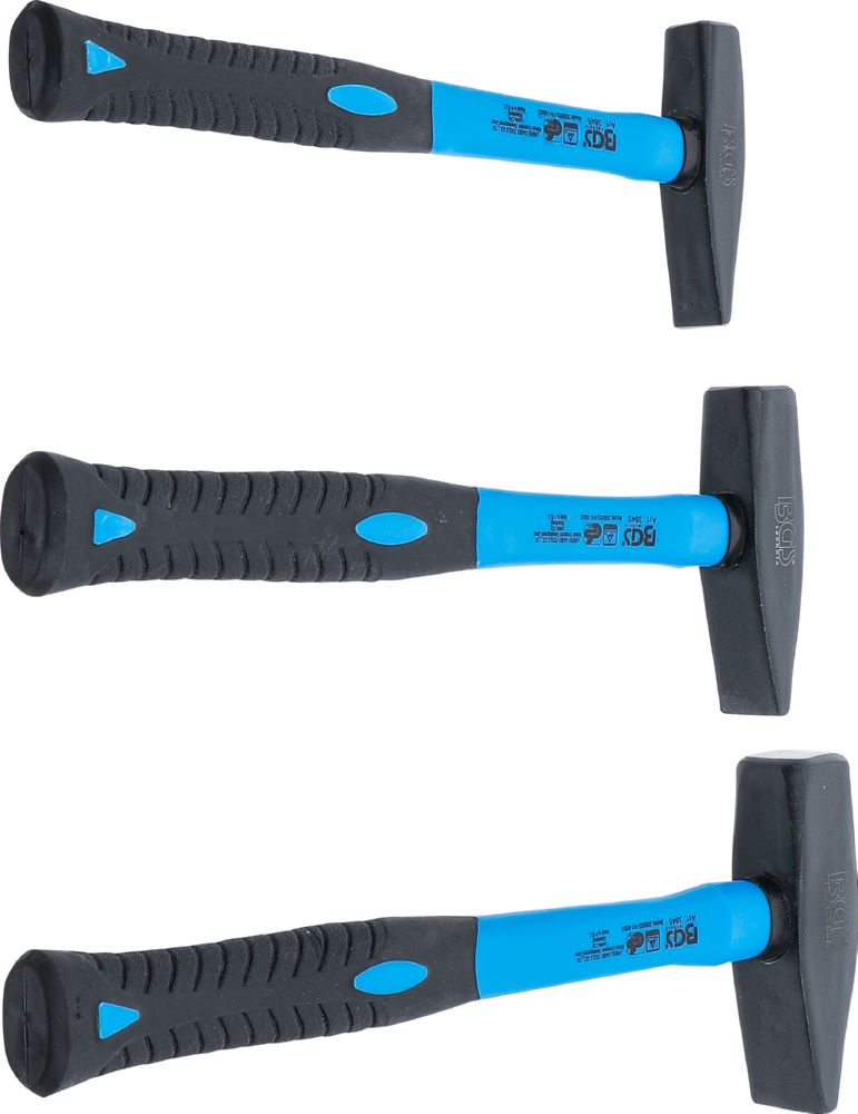 Produktbild BGS Schlosserhammer Satz Fiberglasstiel 300 / 500 / 800 g 3 teilig DIN 1041 bild 5
