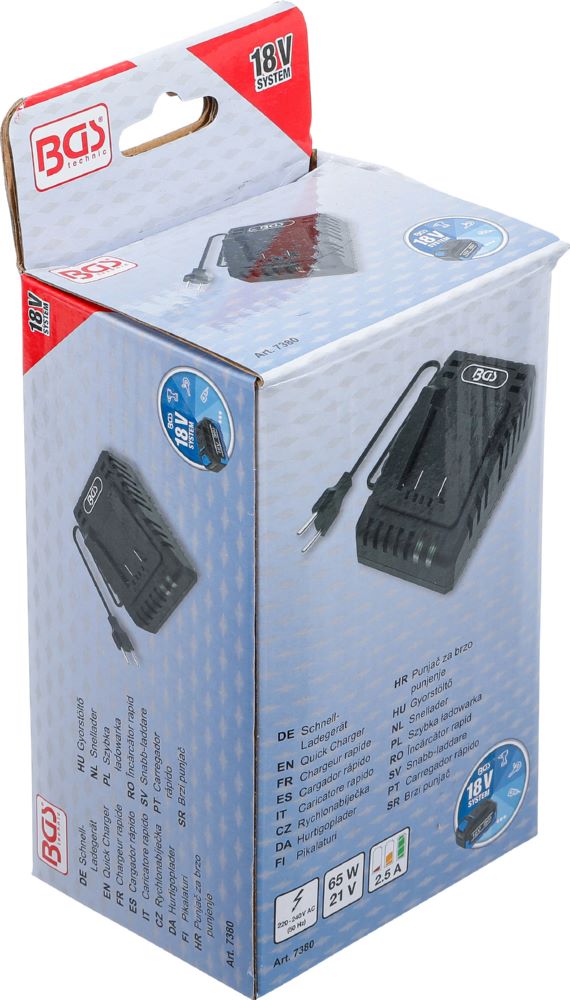 Produktbild BGS Schnell Ladegerät 2,5 A 18 V bild 5